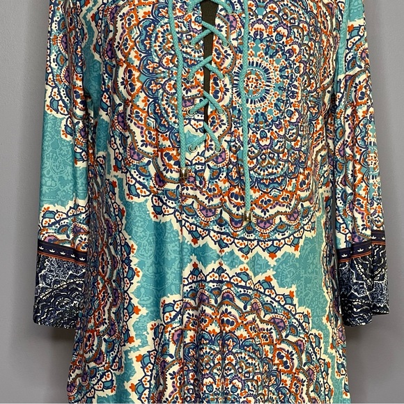 Beach Break Boho Summer Dress Size Large - Picture 3 of 8